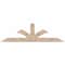 Ekena Millwork Richland Smooth Timber Gable Bracket, Douglas Fir, 84"W x 24"H x 3 1/2"D x 5 1/2"F, 7/12 Pitch GBW084X24X0406RIC00SDF - alternate 1